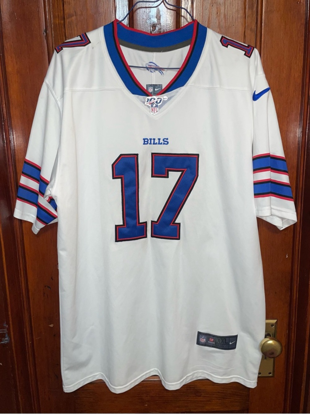 Nike Buffalo Bills Josh Allen #17 White NFL Jersey Men’s XXL